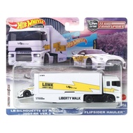 Team TRANSPORT HOT WHEELS LBWK SILHOUETTE NISSAN 35GT FLIPSIDER HAULER