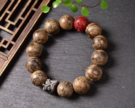 秒殺價 原創越南白棋沉香手串 天然野生老料沉香  黑油脂沉香