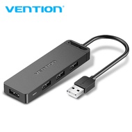 Vention 4-port USB 2.0 Hub 480 Mbps Super Speeds Reliable quality Aluminum Foil Support OTG Connecti