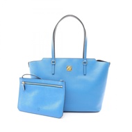 【二手】 MCM手提包，藍色皮革，女士手提包，二手 B