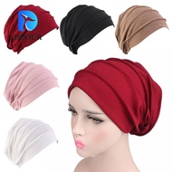DOOUR Women Cancer Muslim Scarf Cap Elastic Cloth Head Cap Hat Chemo Cap