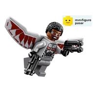 sh0261 Lego Marvel Super Heroes Captain America Civil War 76050 - Falcon Minifigure w Guns - New