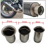 Fit for Honda CBR250 500 300 CBR500R CB400 CB500X CB500F Motorcycle Exhaust Muffler Universal 48-61