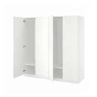 PAX/FORSAND 衣櫃/衣櫥, 白色/白色, 200x60x201 公分