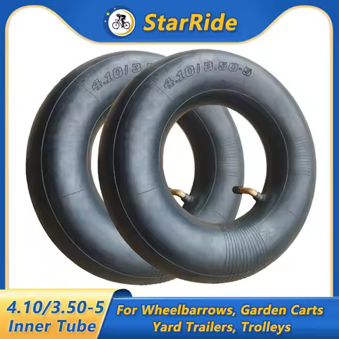 4.10/3.50-5 Inner Tube 11X4.00/4.50/6.00-5 Replacement Inner Tube for Wheelbarrows Mowers Hand Truck