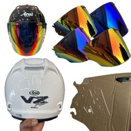 HELMET VISOR ARAI VZ RAM VAS-Z RAM-X VZ-RAM SZ-R VAS SZ-R VEO OPEN FACE REVO SIANG MALAM ANTI UV ARA