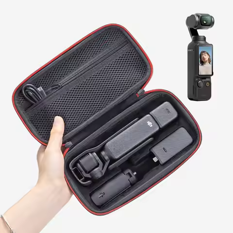 Protective Case for DJI Osmo Pocket 3 & Kit Accessories Portable Sturdy Material Box with Wrist Stra