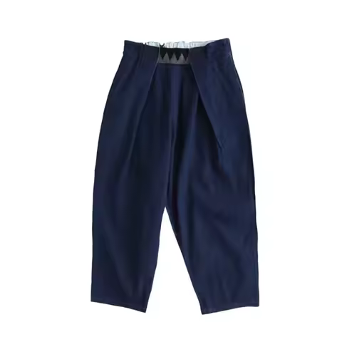 Retro Blue Dyed Kapital Hirata Loose Elastic Waist Adjustable Jeans for Men New Arrival