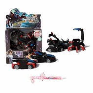 TURNING MECARD Dualbeastcar 2 copolymer Transforming Robot Car Toy, Scorpion Thunder