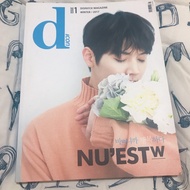 Nu'est W Ren/Minki cover dispatch magazine + calendar dicon d-icon d.icon