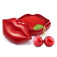 มาส์กบำรุงปาก คอลลาเจน  สูตรเชอร์รี่แดง 20 แผ่นในกล่องสุดหรู  ขนาด 60g. บำรุงผิวปากให้เนียนนุ่มชุ่มช