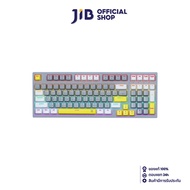 KEYBOARD (คีย์บอร์ด) NUBWO X802 THANATOS (GRAY-WHITE) (BLUE SWITCH - MINI RGB - EN/TH)