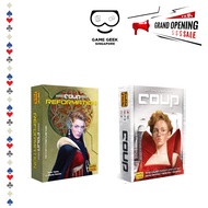 [🇸🇬 Singapore Stock] Coup (The Dystopian Universe) and Coup Reformation (An Expansion) Board Game Ca