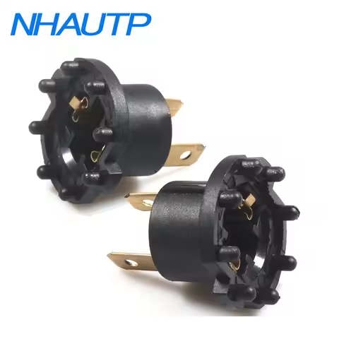 NHAUTP 1 Pair Original Halogen Lamp H7 Adapter Base Holder For Mazda 3 5 323 Kawasaki ER Headlight B