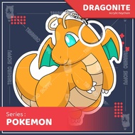Gantungan Kunci / Keychain Akrilik POKEMON DRAGONITE