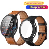 for Amazfit Active 2 strap leather strap for Amazfit Active2 strap Sports wristband for Amazfit Acti