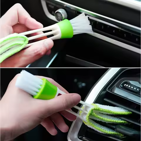 1PCS car cleaning brush Accessories for Volkswagen VW Golf 4 6 7 GTI Tiguan Passat B5 B6 B7 CC Jetta