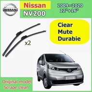 Nissan NV200 Car Front Wiper Blade Windshield Windscreen 22"+16" 2009~2020