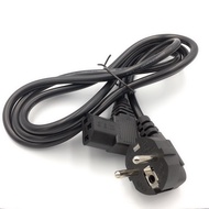 5FT C13 IEC Kettle 90 right angle Degree to European 2 pin Round AC EU Plug Power Lead Cord PC 150cm