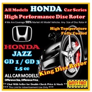 HONDA JAZZ GD1 G3 Disc Rotor Drilling Slotted High Resolution Disc Spinner/