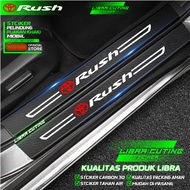 9pcs carbon sticker footrest protector sill plate car TOYOTA rush rush gr sport rush lama