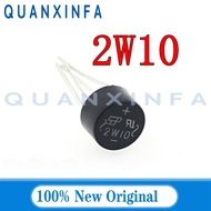 10PCS 20PCS 50PCS 2W10 rectifier bridge stack 2W10 round bridge 2A 1000V in stock QGBX