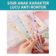 ACC Hair Comb Set 2 in 1 Character Anti-Hair Loss Comb Sikat Rambut Comb Hair