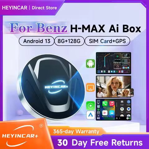 2025 New HEYINCAR Android 13 Tv box Carplay Android Auto Wireless For Benz A C E S GLA GLB GLC 300 G