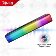 GAMEN Multimedia Speaker Gaming / Sound Audio / Sound Bar GS8 RGB Rhythm Light For Hanphone / Comput