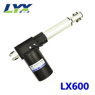 LX600 Electric Actuator 12V 24V DC Actuator Motor 6000N Electric Linear Telescopic Rod, Push-Pull