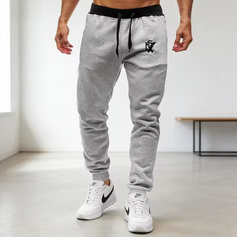 Men's Running pants Three letter print baggy pants neutral breathable baggy outdoor pants fashion de