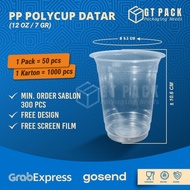 12 Oz Flat POLYCUP Plastic Cup | 7 grams