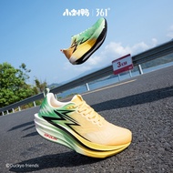【6.6 Exclusive Launch】361Degrees Flame 4 Mix New color  Professional Carbon PlateRunning Shoes Breat