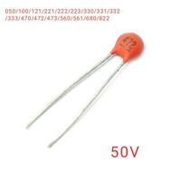 Ceramic Capacitor 50V/Polyester Film Capacitor 50V