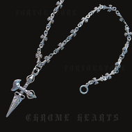 CHROME HEARTS สร้อยข้อมือ ลายดอกไม้ หรูหรา สร้อยข้อมือโครมฮาร์ท ฟรีกล่องใส่แบบใส