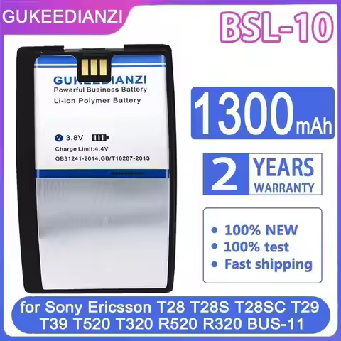 Reliable Power Supply Bsl-10 Mobile Phone Battery 1300Mah For Sony Ericsson T28 T28S T28SC T29 T39 T