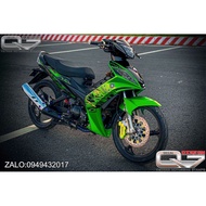 Exciter 2010 removable stamp - BLUE BLUE FIRE - decalq7