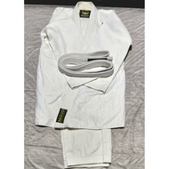 MOJO Professional Judo Gi Set with Upgraded Decathlon Belt - Size 2 (White)