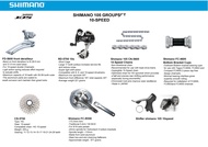 SHIMANO 105 Groupset 10-speed RD-5700 FD-5600 CN-5600 CS-5700 FC-R550 52/39T 7in1