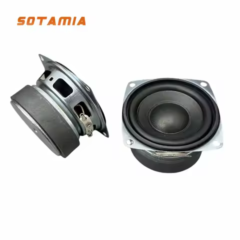 SOTAMIA 2PCS 2.25 Inch 57mm Full Range Speaker Tweeter Bass 4 Ohm 10W Bluetooth Speaker Power Amplif
