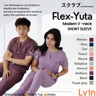 Code N4G Lvin FLEX V YUTA Oka V neck Shirt Guard Shirt Set Oka Doctor Guard Pants Shirt Short Sleeve