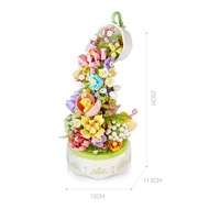 Lego flower pot toy model that plays sembo music 611050