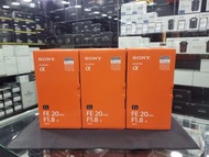 全新貨品 Sony FE 20mm F1.8 G SEL20F18G 無反 全片幅 full frame 鏡頭 索尼 20 F1.8G 銀河攝影器材公司