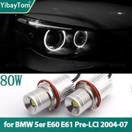 LED Angel Eyes Light Ring Headlight Canbus For BMW 5er E60 E61 Pre-LCI 520i 523i 525i 528i 530i 535i