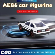 Toyota AE86 car drift ornament Racing Car Figure Dashboard Drift Car Model Statue Adornments Classic
