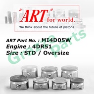 ART Piston Set MI4D05W for Mitsubishi Canter Guts FB300 2.7 Diesel 4DR51 (92.0mm)