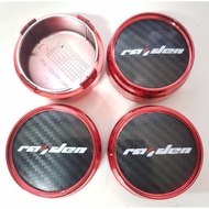 ฝาครอบดุมล้อ Lenso raiden PROJECT D SPEC G  แลนโซ่ ไรเด้น ราคาต่อ 4 ชิ้น