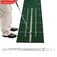 CRAFTSERIES Golf Putter Ruler Putting Rod Trainer Teaching Track Accurate Guide Ruler Golf Supplies 