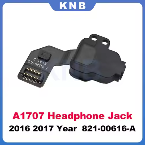 New for Macbook Pro Retina 15" A1707 Audio Headphone Jack 821-00616-A 2016 2017 Year