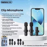 🔥MICROPHONE🔥REMAX 2-IN-1WIRELESS LIVE-STREAM MICRPHONE TYPE-C